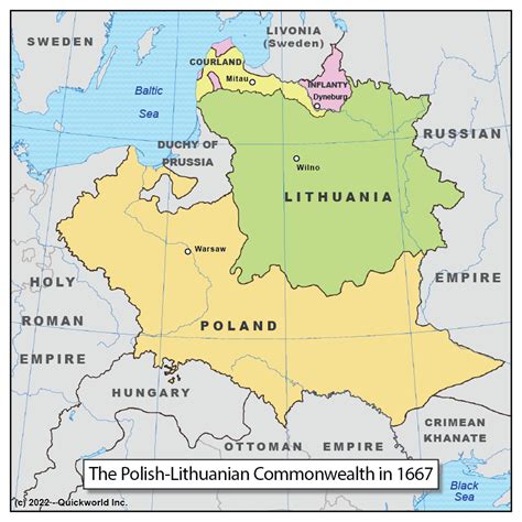 Map Of Lithuania And Poland - Bonnee Stoddard