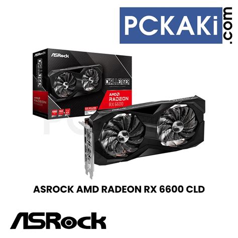 Asrock Amd Radeon Rx 6600 Cld Gddr6 8gb Dual Fan Pcie 40 Graphic Card