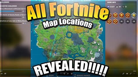 Fortnite Chapter 2 All Map Locations Revealed How To Unlock Youtube