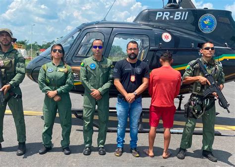 Homem Preso Em Aldeia E Capturado Pela Pol Cia De Helic Ptero Ap S