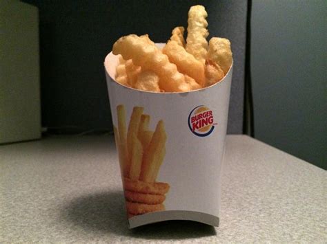 Review Of Burger Kings Crinkle Cut Satisfries” French Fries