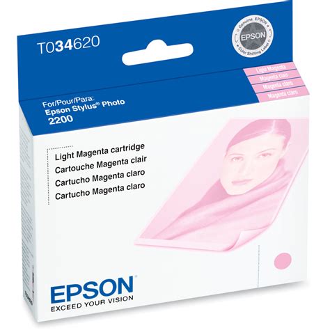 Epson UltraChrome Light Magenta Ink Cartridge T034620 B H Photo