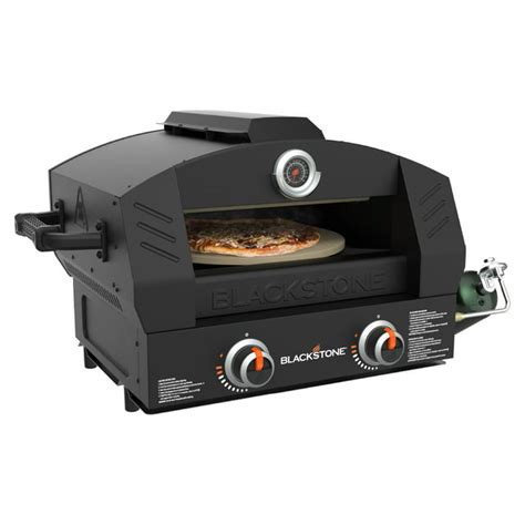 Blackstone Outdoor Tabletop Propane Pizza Oven With Two 15 Cordierite Stones