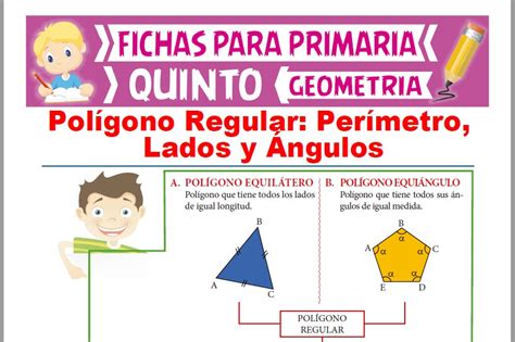 Propiedades de los Polígonos Regulares para Quinto Grado de Primaria