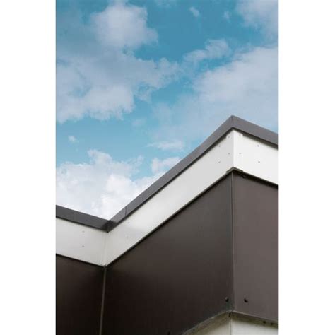 Ryno L100 60 Grp Drip Edge External Corner Roof Edge Trim Black