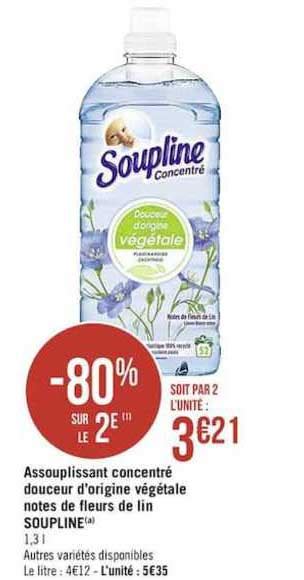 Promo Assouplissant Concentr Douceur D Origine V G Tale Notes De