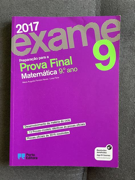 Livro Preparação Para Exame 9° Ano De Matemática Vagos E Santo António