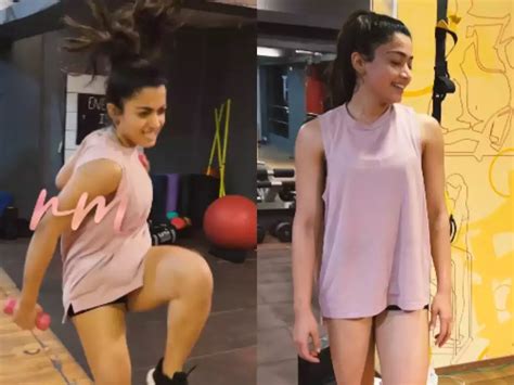 Rashmika Mandanna S Latest Hot Video Leaves Fans In A Daze Tamil News IndiaGlitz