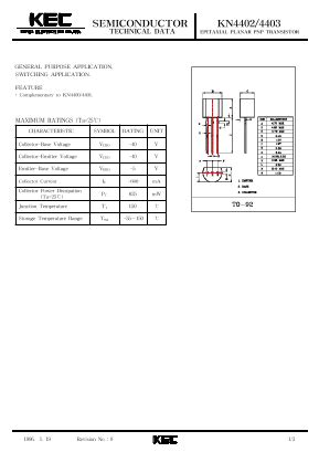 Kn Datasheet Pdf Kec