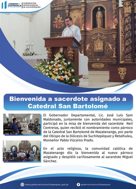 PARTICIPACION EN ACTO RELIGIOSO PARA BIENVENIDA A SACERDOTE