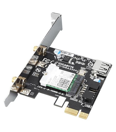 Carte Wi Fi AC PCIe Sans Fil Gigabyte GC Wbax200 AX2400