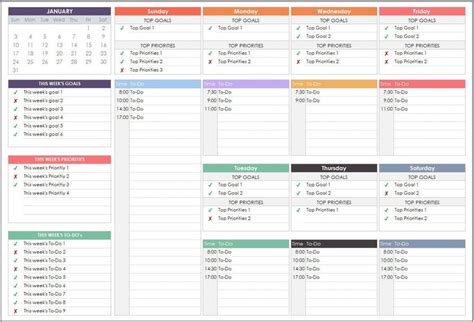 Best Practices For Using A Printable Calendar Template Excel