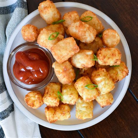 Easy Air Fryer Potato Puffs (Tater Tots) - Thyme For The Table