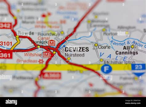 devizes   map  res stock photography  images alamy