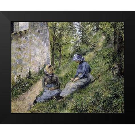 Pissarro Camille X Black Modern Framed Museum Art Print Titled