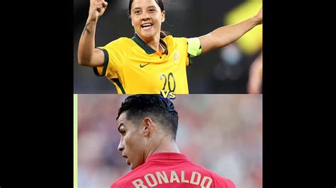 Cristiano Ronaldo Vs Sam Kerr Edit Youtube