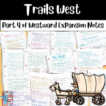 Trails West Notes By History With A Flair Tpt