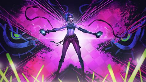 Jinx Arcane Laptop Wallpaper