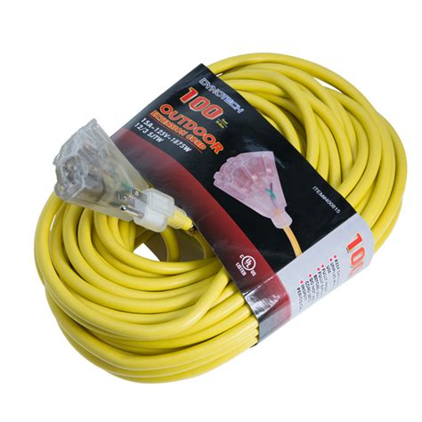 Dynotech™ Indoor/Outdoor Extension Cord 100 FT - MDY Group