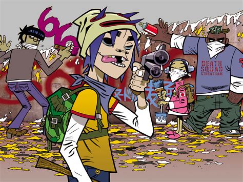 Gorillaz Graffiti Music Hd Wallpaper