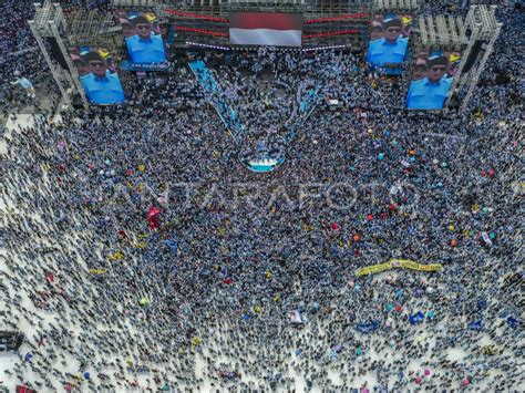 Kampanye akbar terakhir Prabowo-Gibran di Jakarta | ANTARA Foto