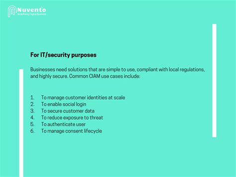 Customer Identity And Access Management Ciam Ppt