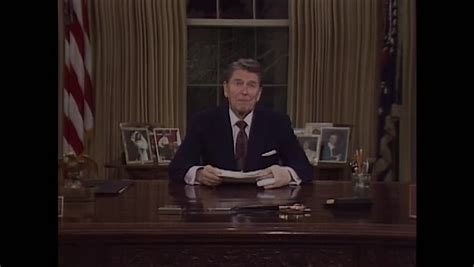 President Ronald Reagan Farewell Address Nation | Editorial Video ...