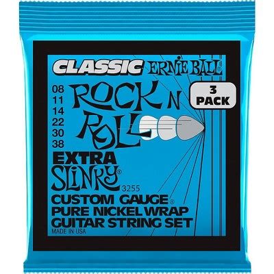 Ernie Ball Extra Slinky Classic Rock And Roll Electric Guitar Strings