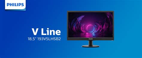 Monitor Philips 18 5 LED HDMI 193V5LHSB2 Amazon Br