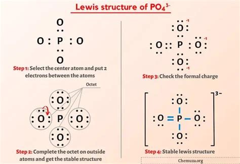 PO4 3 Struttura Di Lewis In 5 Passaggi Con Immagini Chemuza