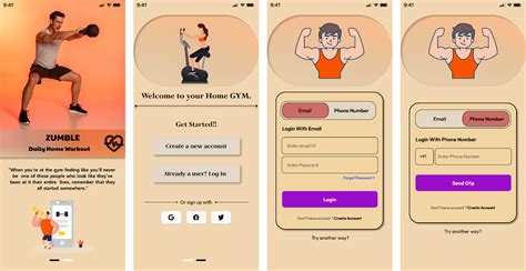 Fitness App - Login | Figma