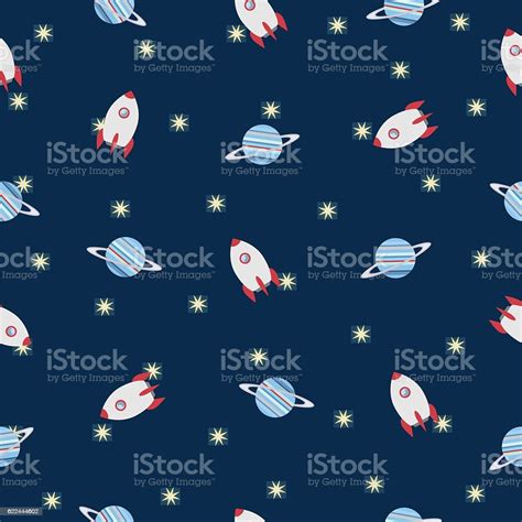 ロケットと惑星のパターン Ufoのベクターアート素材や画像を多数ご用意 Ufo イラストレーション スクエア Istock