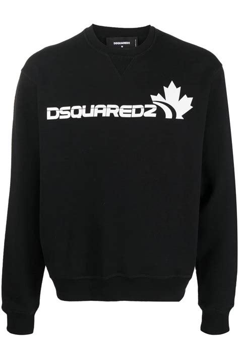 Dsquared2 Maple Leaf Sweatshirt Clothing From Circle Fashion Uk