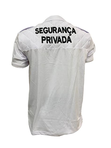 Camisa Acolchoada Seguran A Privada Branca Cabo De Guerra