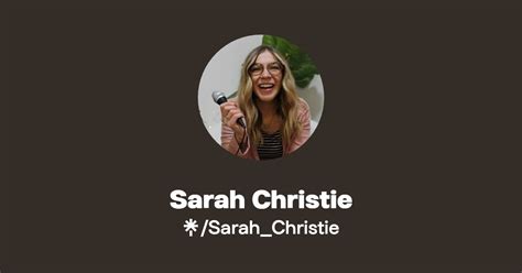 Sarah Christie | Instagram, TikTok | Linktree