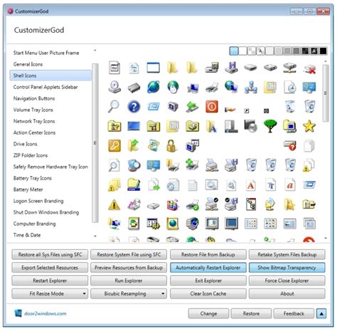 Customizergod Personaliza Todos Los Iconos De Windows Chicageek