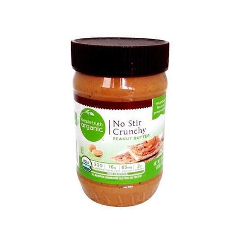 Simple Truth Organic Peanut Butter Spread No Stir Crunchy 16 Oz