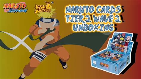 Unboxing Naruto Cards Tier Wave