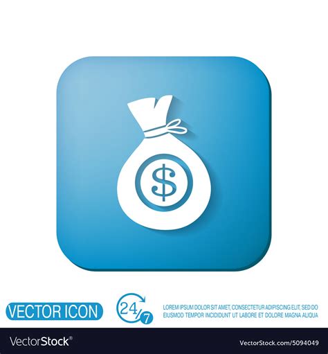 Bag of money Royalty Free Vector Image - VectorStock