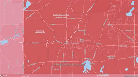 Eagle Wi Political Map Democrat And Republican Areas In Eagle