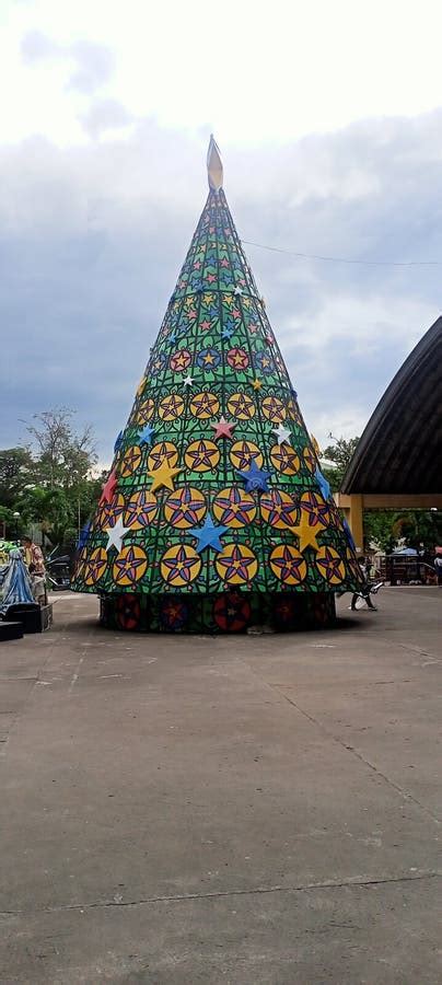 Giant Christmas Tree at Silay City,philippines Editorial Image - Image ...