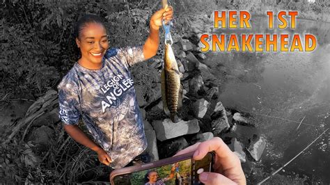 Her First Snakehead Chesapeake Snakehead Fishing With Dr Adrienne