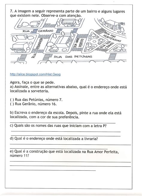 Métodos E Atividades Para A Eja Endereçolocalização E Mapa