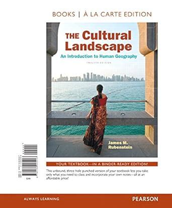 The Cultural Landscape An Introduction To Human Geography Amazon Co