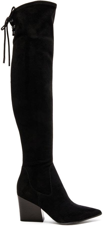 Kendall Kylie Fedra Boot In Black Boots Kendall Kylie Shoe