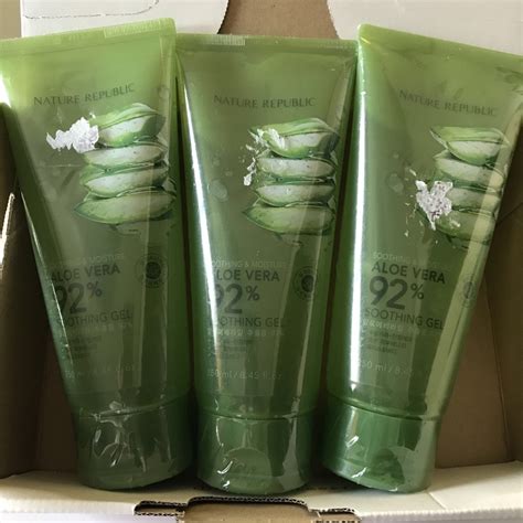 Nature Republic 【新品】nature Republicアロエベラスージングルジェル3本セットの通販 By すーこじ