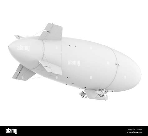 Blimp Airship Isolated Stock Photo Alamy