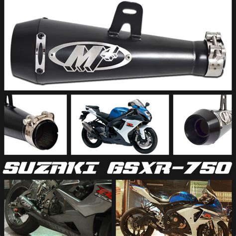 For Suzuki Gsxr Exhaust Muffler Full System Pipe Custom Work Steel