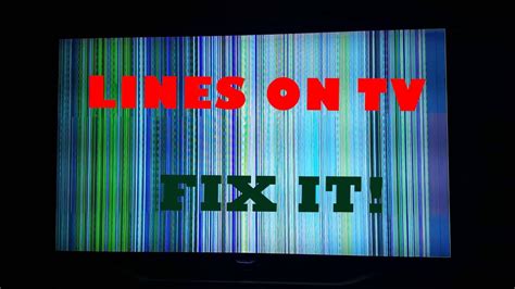 Vertical Lines On Tv Fix Smart Led Lcd Youtube