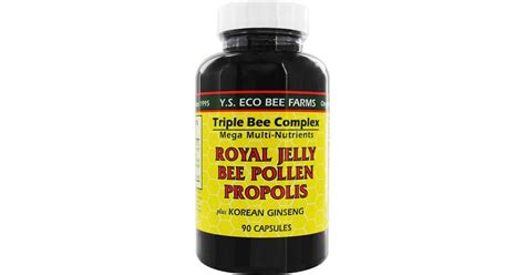 Ys Organic Bee Farms Triple Bee Complex Royal Jelly Bee Pollen Propolis